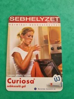 RICHTER GEDEON RT 2005. évi kártyanaptár - Curiosa sebkezelő gél