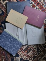 Vintage írómappa, füzet, irattartó - irodai kellék