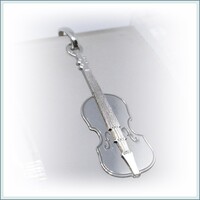 Ezüst cselló medál