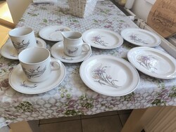 Kerámia  csésze, kistányér, süteményes tányér eladó!