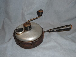 Antik kávépörkölő régi kávépörkölő konyhai eszköz 100 éves kávépörkölő régi kávé pörkölő