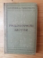 Philosophiai szótár. Franklin-Társulat 1918.  Enyvvári Jenő