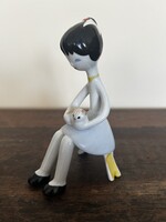 Aquincumi kislány cicával