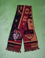 AS Roma Forza Lupi kötött vintage szurkolói sál