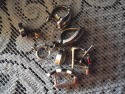 Ezüst fülbevaló 4 pár egybe vagy külön