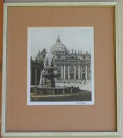 (N) Olvashatatlan jelzés (20.sz közepe) : Szent Péter Bazilika / Vatikán