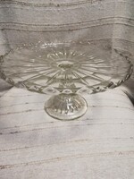 Üveg talpas tortatál