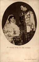 (Negyedik) IV. Károly és Zita királyné. Hadsegélyező.