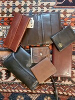 Férfi vintage bőrtáska, irattárcák, pénztárcák, kártyatartók