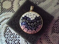 Ezüst medál millefiori