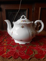 Zsolnay virágcsokor mintás tea kiöntő