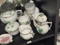 Herendi Apponyi mintás teá garnitúra 6 Sz új állapotu elado