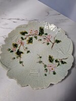 Majolika fajansz kínáló tál