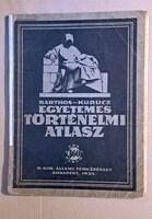Barthos Gyula – Kurucz Károly: Egyetemes történelmi atlasz 1935
