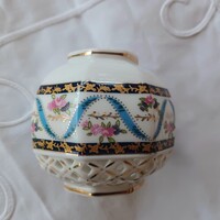 LIMOGES francia kézzel festett porcelán lámpa tartozék