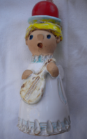 Antalfiné Szente Katalin kerámia angyal gyertyatartó