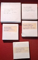 5 db orsós magnószalag,   Hans Helmut Faber,  rádióanyagok