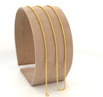 Ùj 18 Karátos 750 Olasz Sárga Arany Nyaklánc 50cm