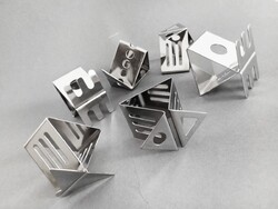 Nathalie du Pasquier 6 db posztmodern szalvétagyürü 1980's Bodum