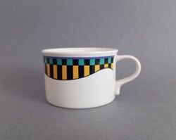 Mikasa pop-art/posztmodern bögre, designer John Bergen 1990s évek Japán