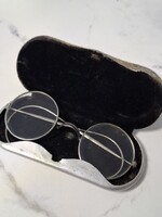 Antik okuláré gyerek szemüveg tokkal