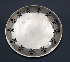 Pop-art/indusztriál design acél kináló tál 1980's évek Philippe Starck Alessi