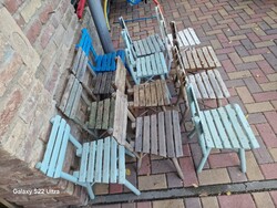 Régi gyerek szék antik kis szék vintage sámli népi paraszt kis szék