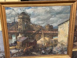 Udvardy Pál festőművész csodálatos festménye  alkotása elado