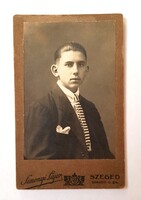 Simonyi Lajos fényképész Szeged vizitkártya fotó