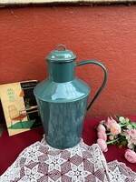 Ritkább színű Zománcos zománcozott Ceglédi kanna falusi paraszti