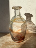 Vastag falu stúdió üveg váza 24,5 cm (U0072)