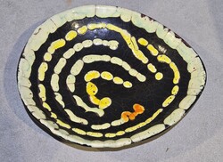 Gál Béla retro kerámia tál