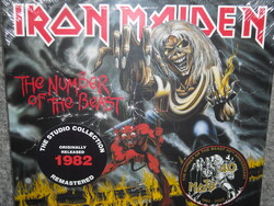 IRON MAIDEN THE NUMBER OF THE BEAST CD ÚJ gyári bontatlan -1982 REMASTERED DIGIPACK-