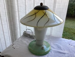 Gomba alakú vintage üveg lámpa a 50-es évekből