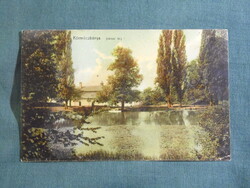 Képeslap,Szlovákia,Körmöcbánya,Kremnica,városi tó,Ritter Lipót kiadás Körmöcbánya,1912-