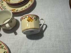 24 darabos karácsonyi porcelán étkészlet a Villeroy & Boch csoport olasz gyárából