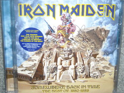 IRON MAIDEN SOMEWHERE BACK IN TIME The Best Of 1980-1989 CD ÚJ gyári bontatlan