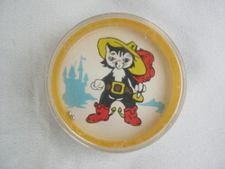 Csizmás Kandúr és macskás egeres műanyag ügyességi játék türelemjáték