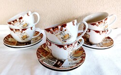Modern kávés/cappuccino-s csészék