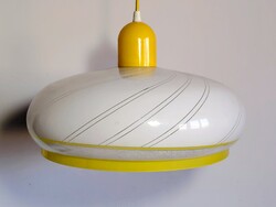 Űrkorszaki Space age plexi mennyezeti lámpa Italy ALKUDHATÓ