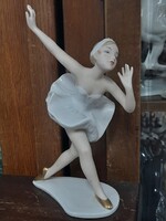 Német,Germany Wallendorf Táncos Balerina Porcelán Figura.22 cm.