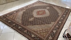 4073 ÁLOMSZÉP Mahi Tabríz mintás Kézi Gyapjú Perzsa Szőnyeg 250X340CM