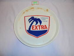 Retro EXTRA üdítő italos fém tálca, pincér tálca - 1970-es évek