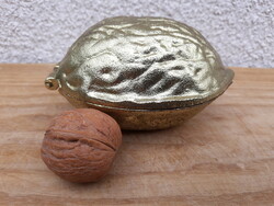Régi dió alakú rezezett öntöttvas diótörő