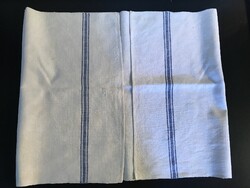 KONYHARUHA - ALKUKÉPES - 100 x 42 cm - HÍMZETT MONOGRAM - VASTAG - LENVÁSZON -  - HIBÁTLAN