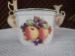 Gyümölcs mintás kaspó