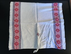 KONYHARUHA - ALKUKÉPES - 85 x 49 cm - HÍMZETT MONOGRAM - LENVÁSZON -  - HIBÁTLAN