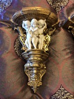 Barokk stílusú falikar párban!