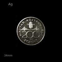 EZÜST 200 FORINT MAGYARORSZÁG - 1992 - nagyon szép