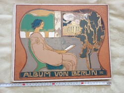 Füzet - Berlin album külvárosaival és Potsdammal - Globus Verlag GmbH 1904 art nouveau borító